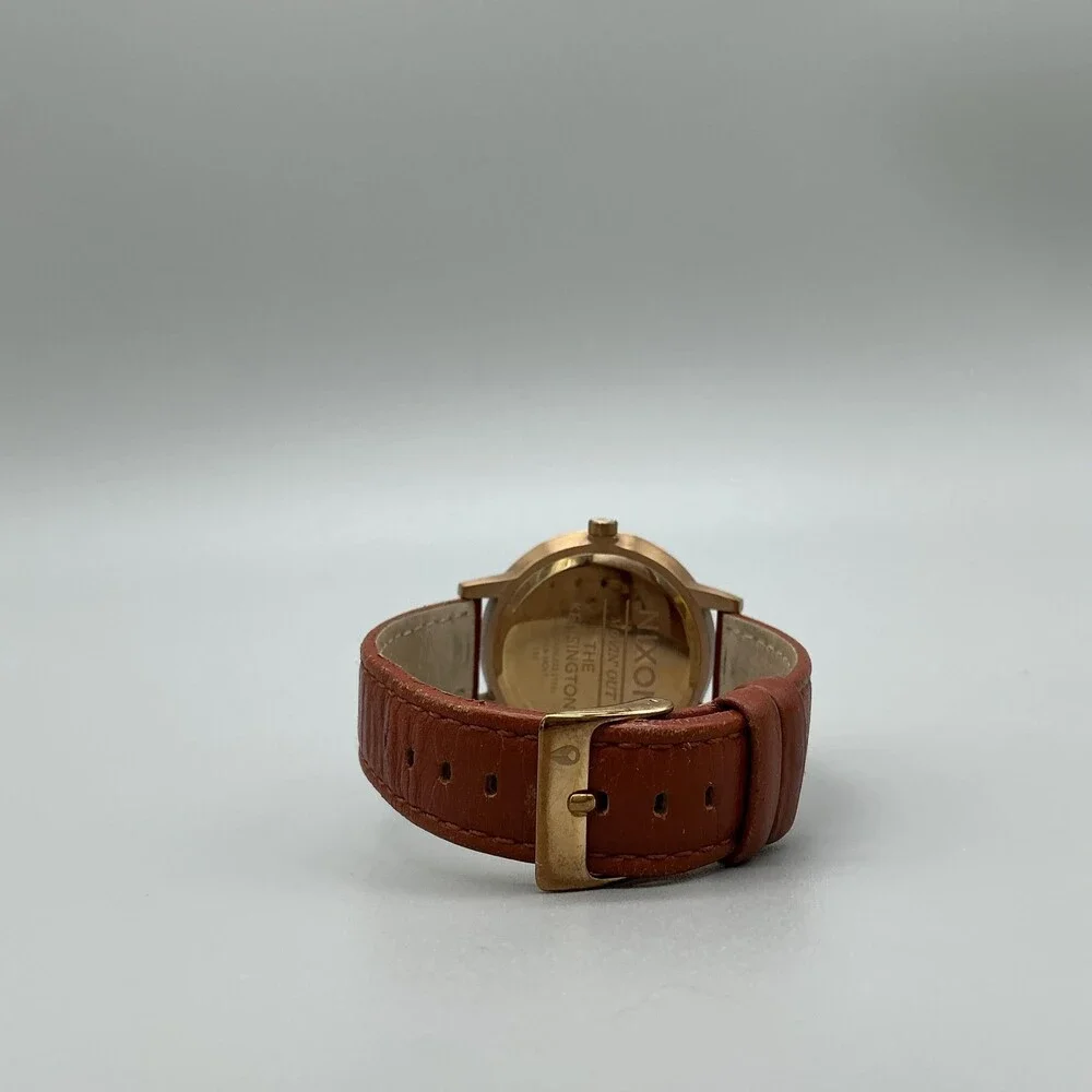 Nixon The Kensington Movin' Out Womens Watch 37mm Rose Gold Tone New Battery